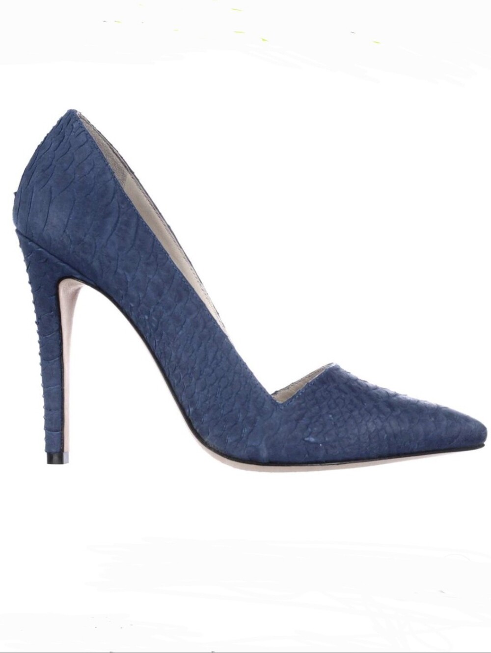 🆕️ Alice and Olivia Dina Pointed Toe Suede Stiletto Heels in Umbrella Blue